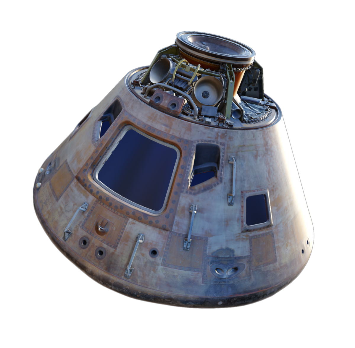 Apollo Command Module 3D scan